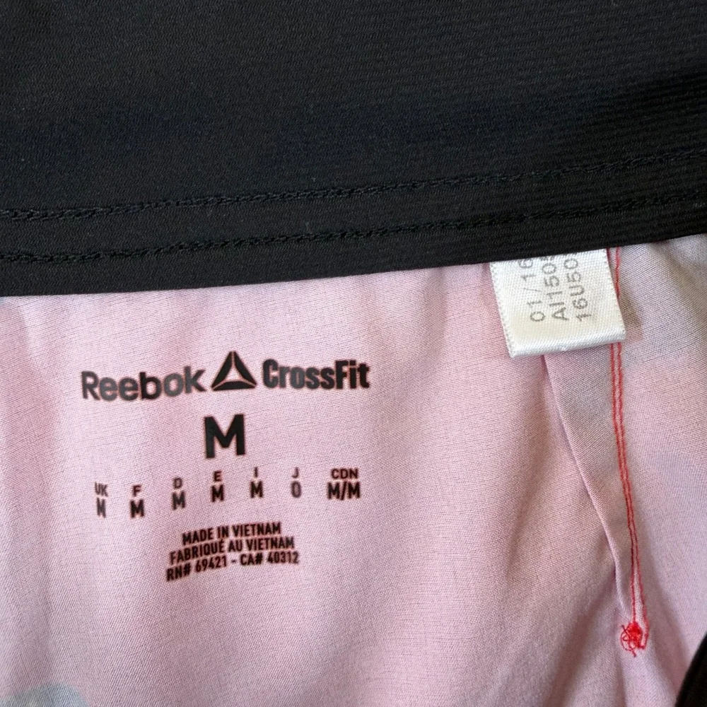 Reebok Super Nasty Speed CrossFit Training Gym Shorts Mens M Red Camo AJ1505
